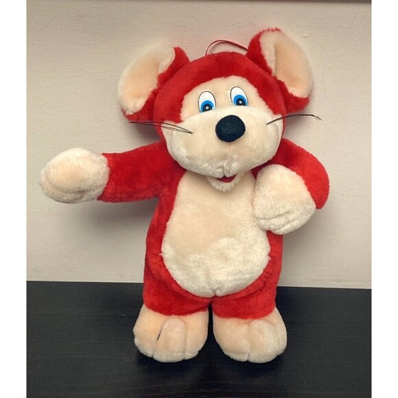 Rhode Island Novelty Red Plush Mouse Stuffed Animal 10” - Picture 1 of 7